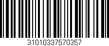 Código de barras (EAN, GTIN, SKU, ISBN): '31010337570357'