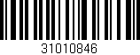 Código de barras (EAN, GTIN, SKU, ISBN): '31010846'