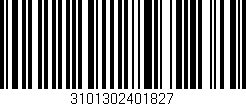 Código de barras (EAN, GTIN, SKU, ISBN): '3101302401827'