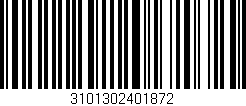 Código de barras (EAN, GTIN, SKU, ISBN): '3101302401872'