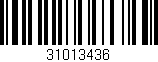 Código de barras (EAN, GTIN, SKU, ISBN): '31013436'