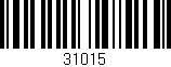 Código de barras (EAN, GTIN, SKU, ISBN): '31015'