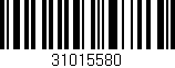 Código de barras (EAN, GTIN, SKU, ISBN): '31015580'