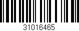 Código de barras (EAN, GTIN, SKU, ISBN): '31016465'