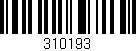 Código de barras (EAN, GTIN, SKU, ISBN): '310193'