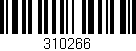 Código de barras (EAN, GTIN, SKU, ISBN): '310266'