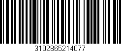 Código de barras (EAN, GTIN, SKU, ISBN): '3102865214077'