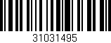 Código de barras (EAN, GTIN, SKU, ISBN): '31031495'