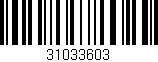 Código de barras (EAN, GTIN, SKU, ISBN): '31033603'
