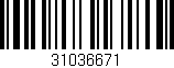 Código de barras (EAN, GTIN, SKU, ISBN): '31036671'