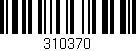 Código de barras (EAN, GTIN, SKU, ISBN): '310370'