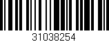 Código de barras (EAN, GTIN, SKU, ISBN): '31038254'
