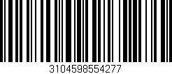 Código de barras (EAN, GTIN, SKU, ISBN): '3104598554277'
