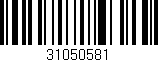 Código de barras (EAN, GTIN, SKU, ISBN): '31050581'
