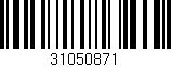 Código de barras (EAN, GTIN, SKU, ISBN): '31050871'