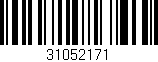 Código de barras (EAN, GTIN, SKU, ISBN): '31052171'