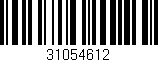 Código de barras (EAN, GTIN, SKU, ISBN): '31054612'