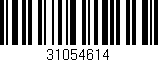 Código de barras (EAN, GTIN, SKU, ISBN): '31054614'