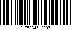 Código de barras (EAN, GTIN, SKU, ISBN): '3105964513737'