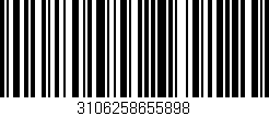 Código de barras (EAN, GTIN, SKU, ISBN): '3106258655898'