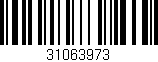 Código de barras (EAN, GTIN, SKU, ISBN): '31063973'