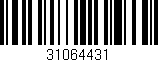 Código de barras (EAN, GTIN, SKU, ISBN): '31064431'