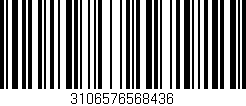 Código de barras (EAN, GTIN, SKU, ISBN): '3106576568436'