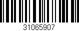 Código de barras (EAN, GTIN, SKU, ISBN): '31065907'