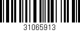 Código de barras (EAN, GTIN, SKU, ISBN): '31065913'