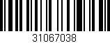 Código de barras (EAN, GTIN, SKU, ISBN): '31067038'