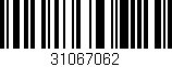 Código de barras (EAN, GTIN, SKU, ISBN): '31067062'