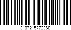 Código de barras (EAN, GTIN, SKU, ISBN): '3107215772368'