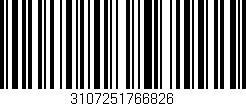 Código de barras (EAN, GTIN, SKU, ISBN): '3107251766826'