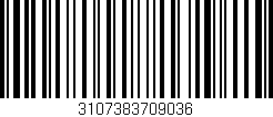 Código de barras (EAN, GTIN, SKU, ISBN): '3107383709036'