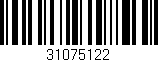 Código de barras (EAN, GTIN, SKU, ISBN): '31075122'