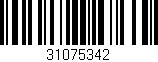 Código de barras (EAN, GTIN, SKU, ISBN): '31075342'