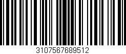 Código de barras (EAN, GTIN, SKU, ISBN): '3107567689512'