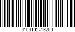 Código de barras (EAN, GTIN, SKU, ISBN): '3108102416280'