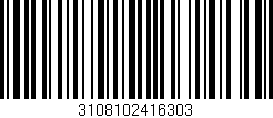 Código de barras (EAN, GTIN, SKU, ISBN): '3108102416303'
