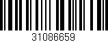Código de barras (EAN, GTIN, SKU, ISBN): '31086659'