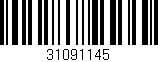 Código de barras (EAN, GTIN, SKU, ISBN): '31091145'
