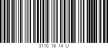 Código de barras (EAN, GTIN, SKU, ISBN): '3110_18_14_U'