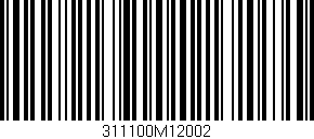 Código de barras (EAN, GTIN, SKU, ISBN): '311100M12002'