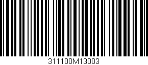 Código de barras (EAN, GTIN, SKU, ISBN): '311100M13003'