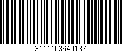 Código de barras (EAN, GTIN, SKU, ISBN): '3111103649137'