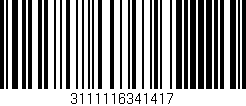 Código de barras (EAN, GTIN, SKU, ISBN): '3111116341417'