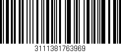 Código de barras (EAN, GTIN, SKU, ISBN): '3111381763969'