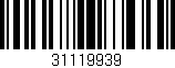Código de barras (EAN, GTIN, SKU, ISBN): '31119939'
