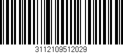 Código de barras (EAN, GTIN, SKU, ISBN): '3112109512029'
