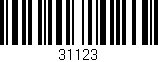 Código de barras (EAN, GTIN, SKU, ISBN): '31123'
